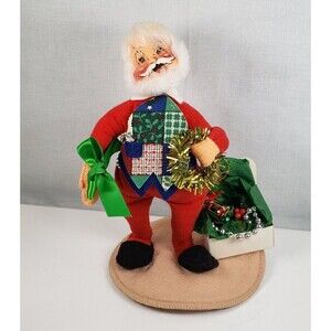 Annalee Doll 1997 Trim Time Santa 9"  Christmas Holiday Decoration